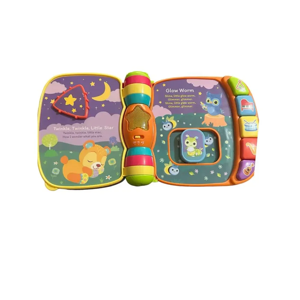 VTech Animal Rhymes Music Book Owl Interactive Pages for Babies